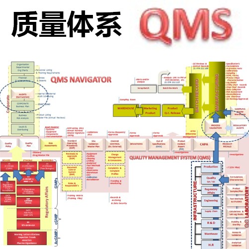 专题：质量体系全套英文 QMS 质量体系构架展示 参考文献